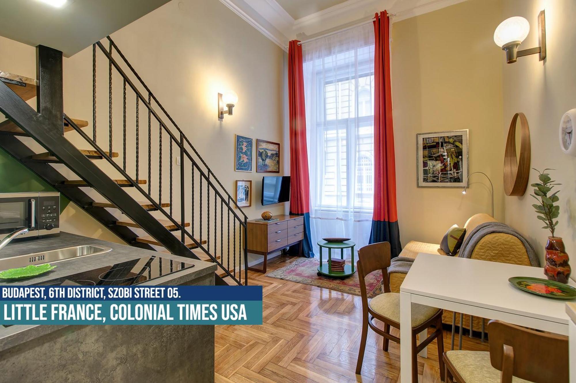 Little Americas Usa Colonial Times Apartments Budapeste Exterior foto