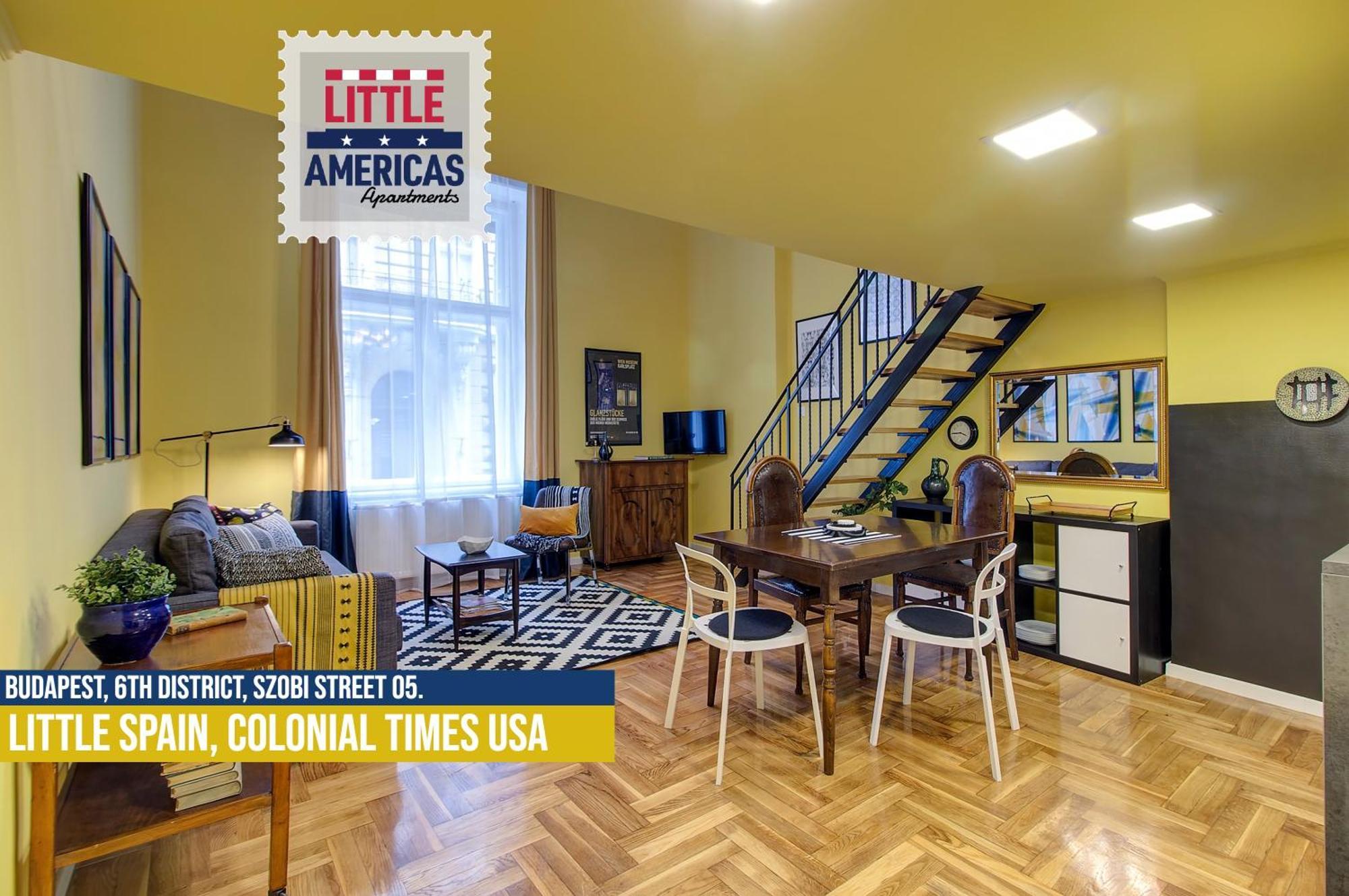 Little Americas Usa Colonial Times Apartments Budapeste Exterior foto