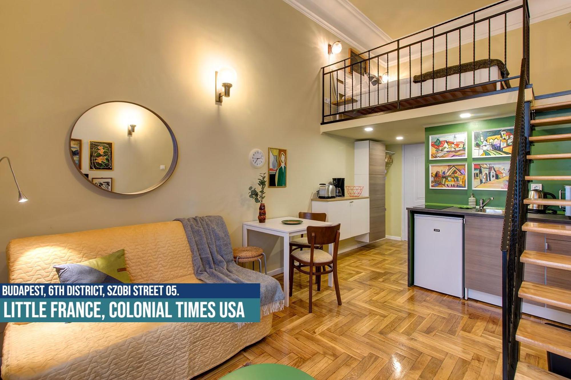 Little Americas Usa Colonial Times Apartments Budapeste Exterior foto